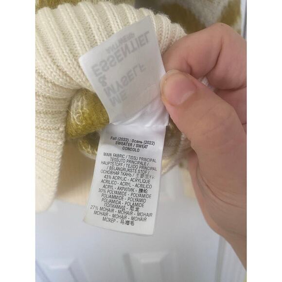 Essentiel high-neck mohair finish jumper - Picture 7 of 8